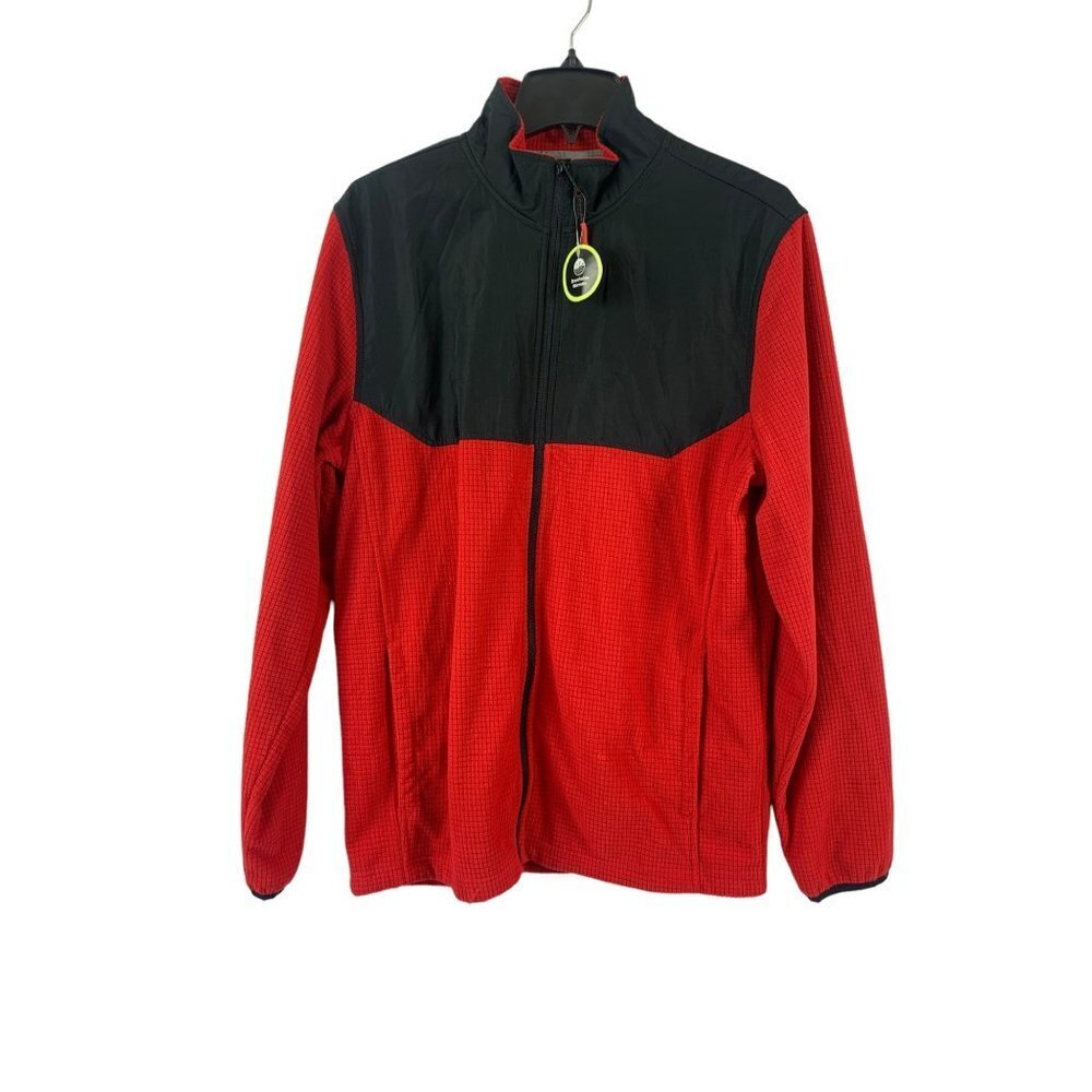 Athletic Works Men's Red & Black Breathable Warmth Jacket